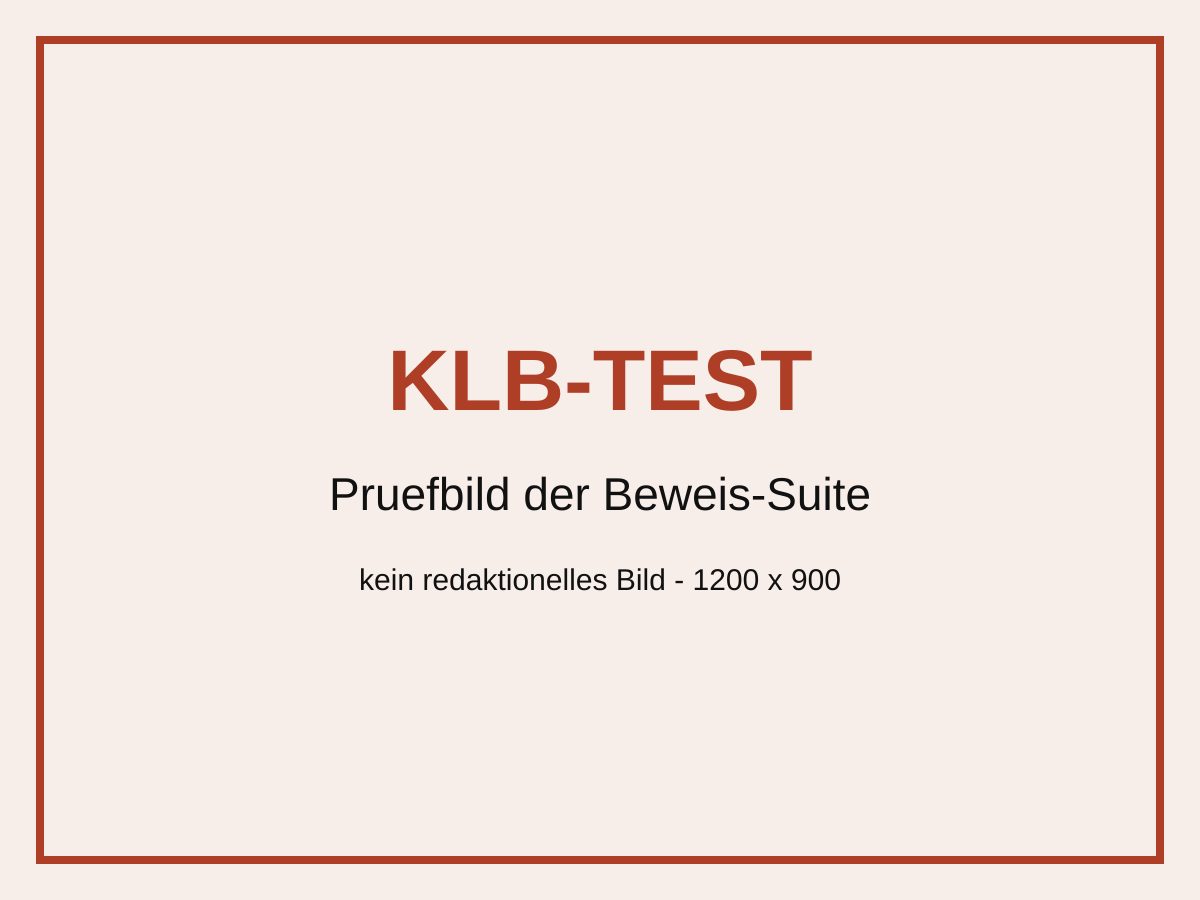 KLB-TEST Alternativtext des Bibliotheks-Prüfbildes.